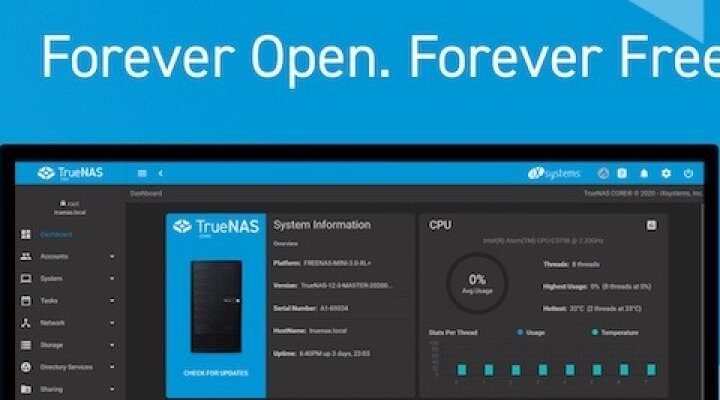 TRUENAS – CONFIGURAZIONE BASE PER UN CLOUD A COSTO ZERO