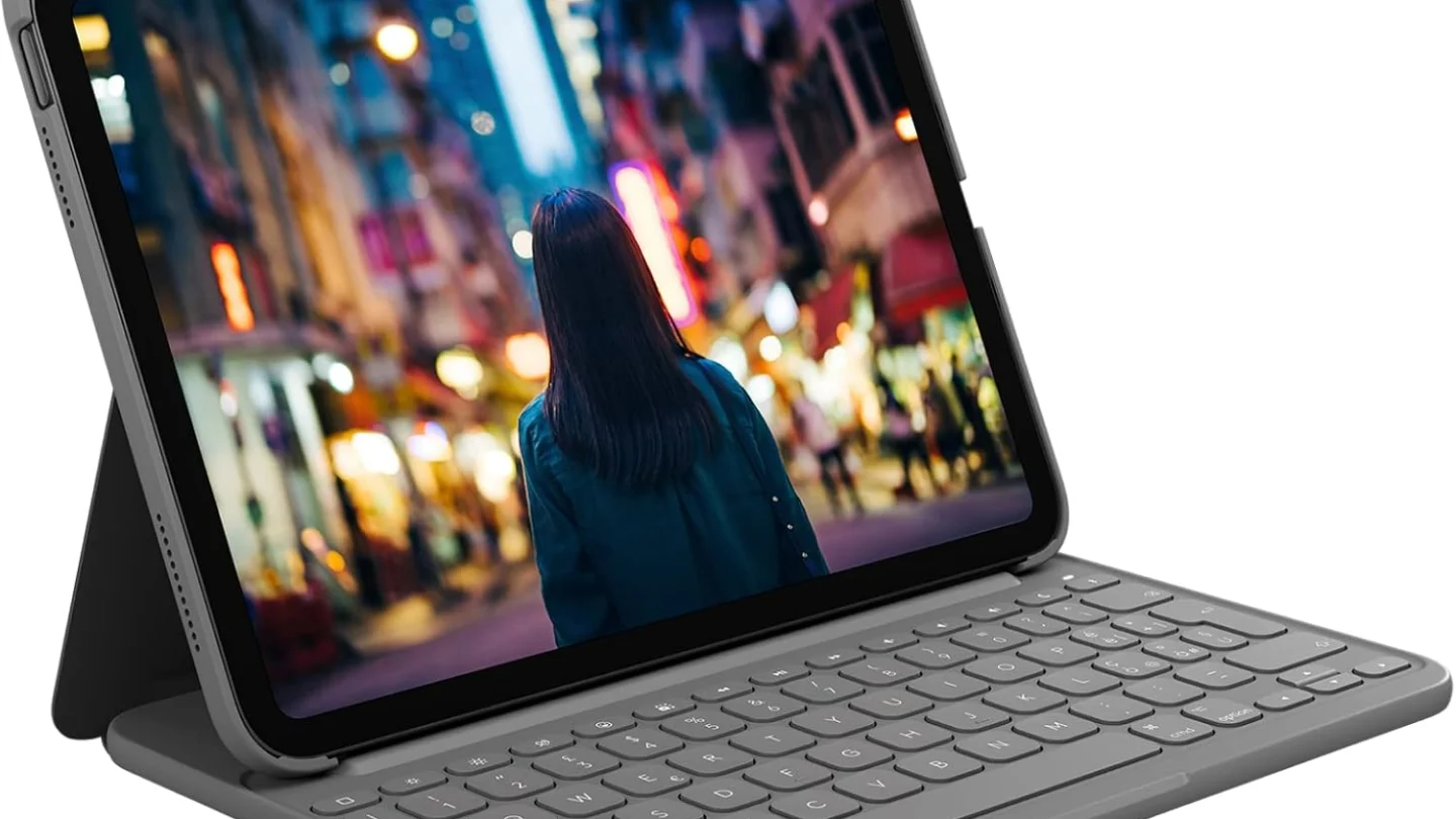 Logitech Slim Folio, custodia con tastiera per iPad – ITA QWERTY
