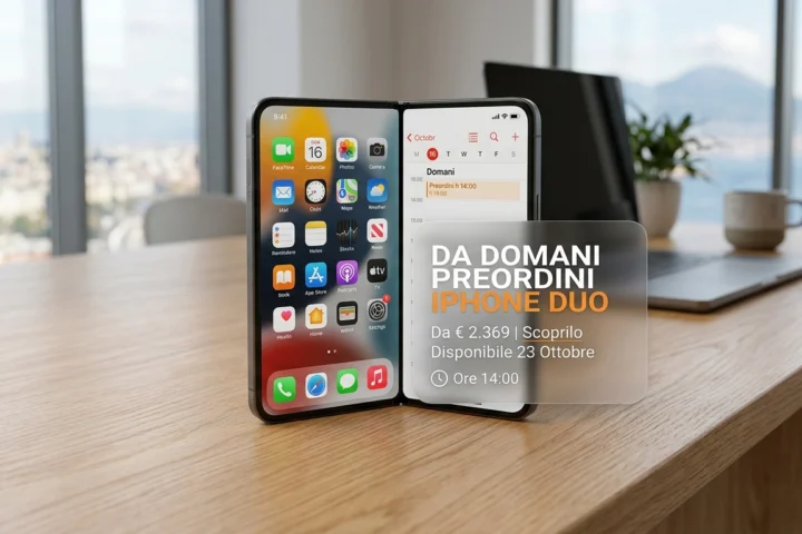 Phone Duo, da domani si preordina il primo iPhone pieghevole: prezzi italiani e cosa sapere prima di spendere 2.369 euro