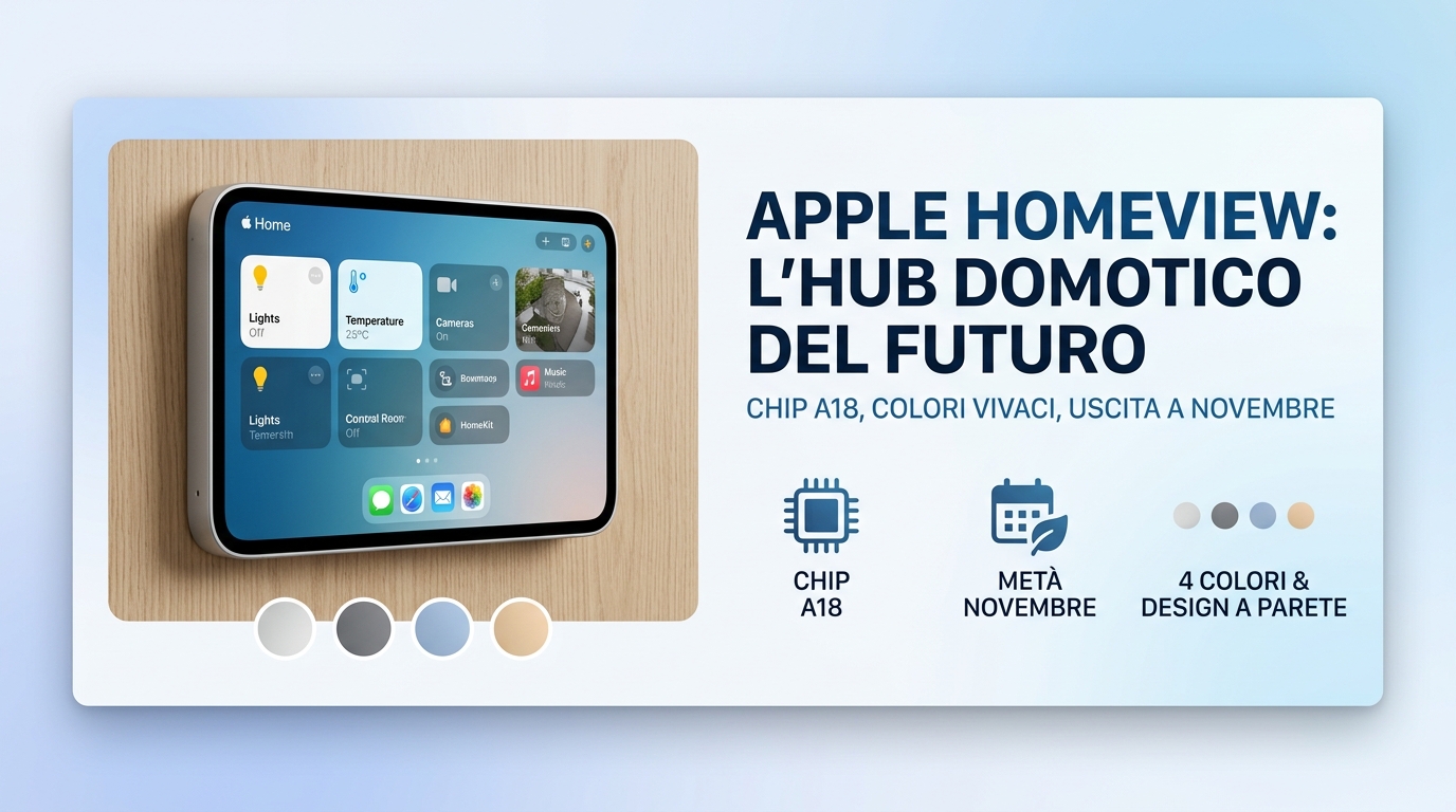 HomeView, l’hub di Apple ha un nome: si presenta oggi ma in negozio dovremo aspettare novembre