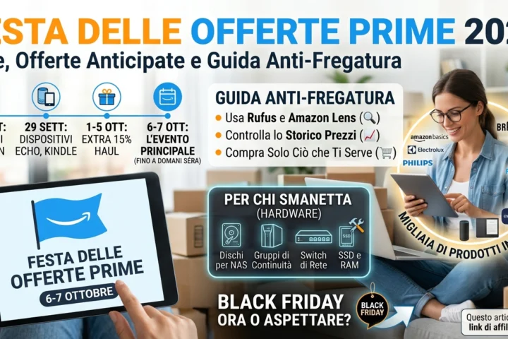 Festa delle Offerte Prime 2026: date, offerte anticipate e come non farsi fregare