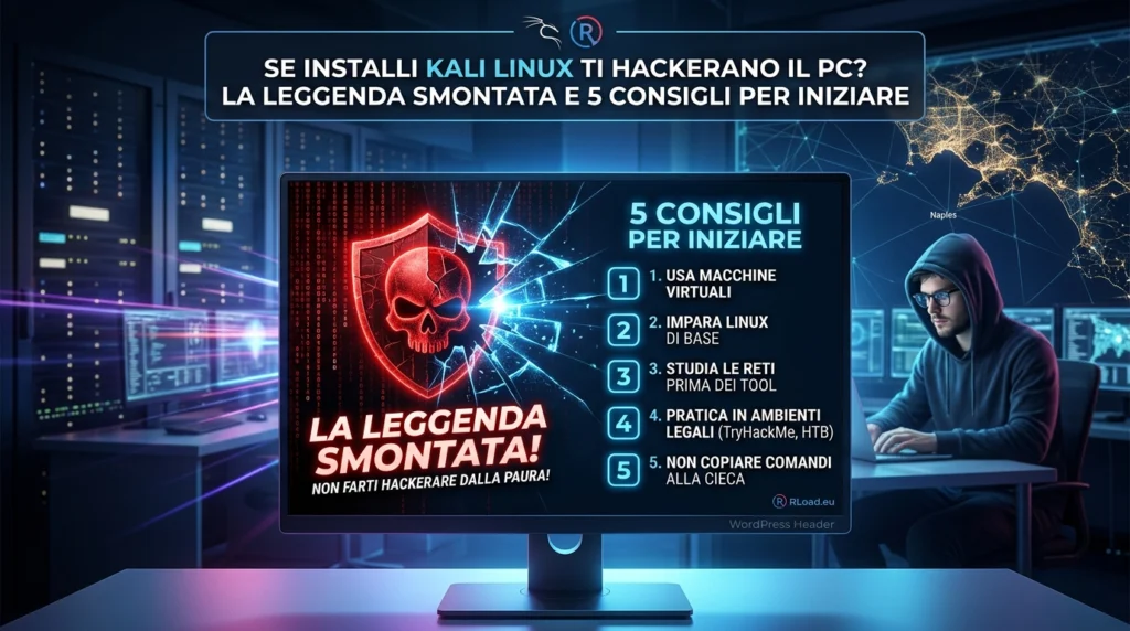 Se installi Kali Linux ti hackerano il PC? La leggenda smontata e 5 consigli per iniziare