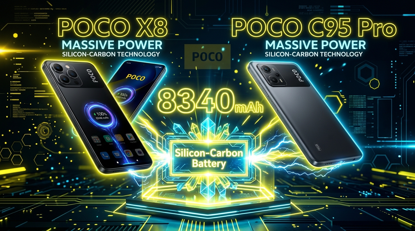 Batterie monumentali e prezzi stracciati: POCO X8 e C95 Pro arrivano ufficialmente in Italia!