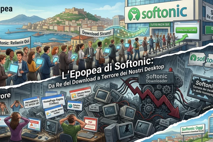 L’Epopea di Softonic: Da Re del Download a Terrore dei Nostri Desktop (e delle Nostre Homepage)