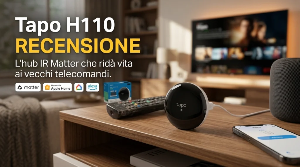 Tapo H110 recensione: l’hub IR Matter che ridà vita ai vecchi telecomandi