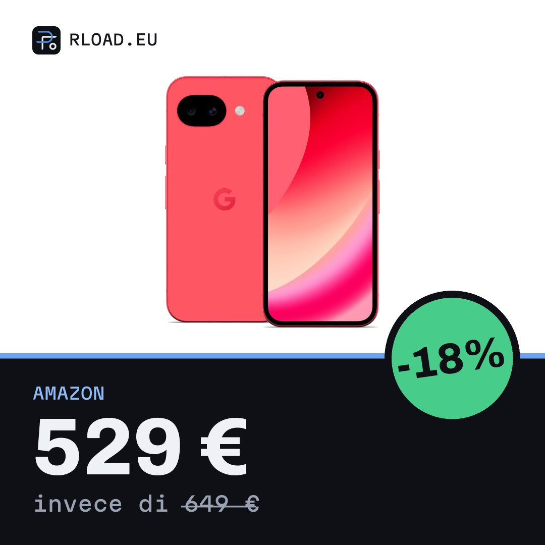 Google Pixel 10a – 7 anni di nuovi aggiornamenti e funzionalità, oltre 30 ore di autonomia, Guida fotografica, Gemini Live, Sicurezza Pixel – Rosso lampone, 256GB